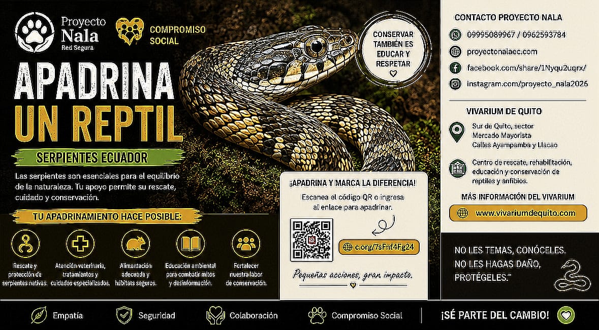 Apadrina un reptil