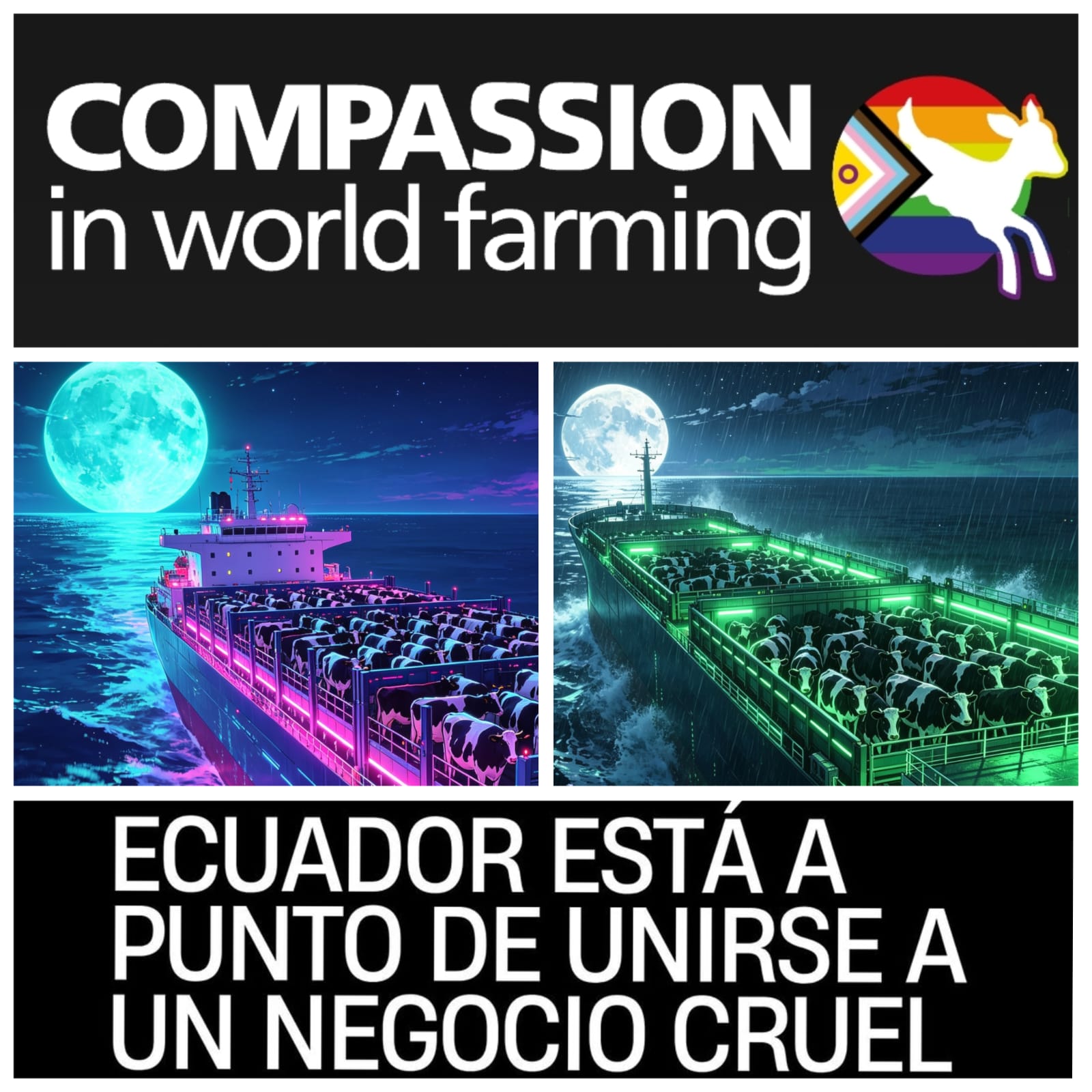 Millones de animales en alta mar: por qué el mundo busca cambiar las reglas