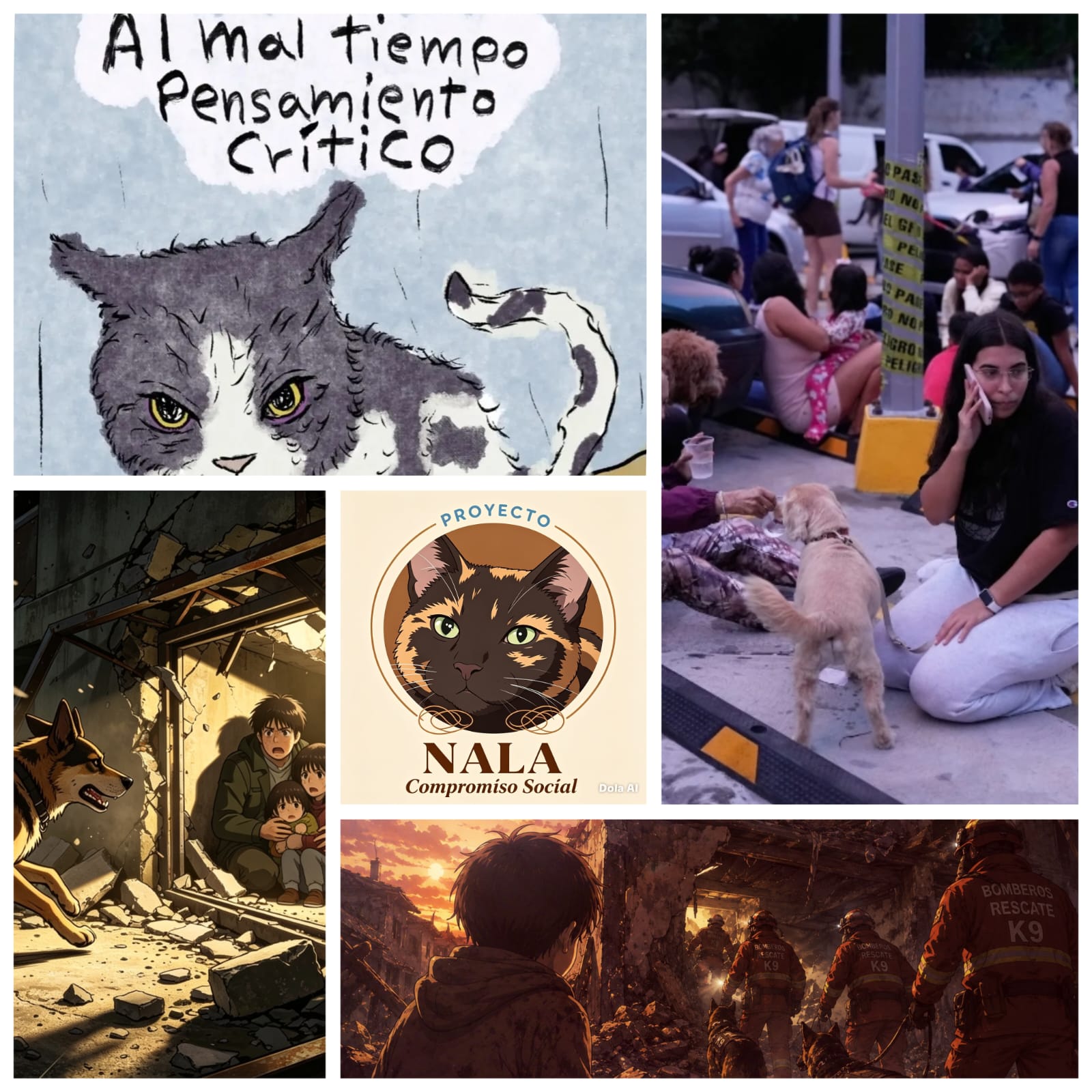 Héroes entre los escombros: los animales que salvan vidas en tiempos de desastre
