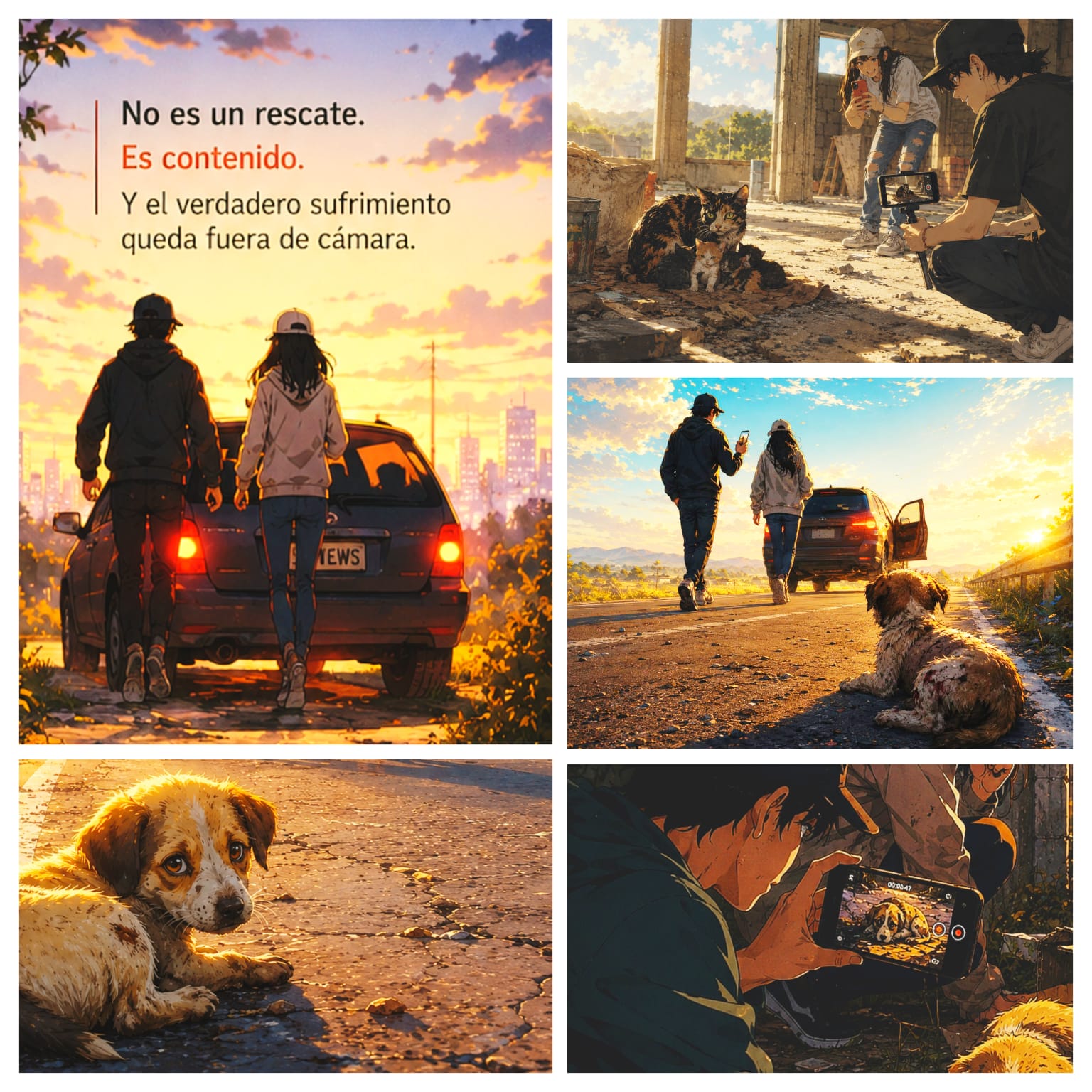 Cuando el rescate es el engaño: la monetización del sufrimiento animal en redes sociales