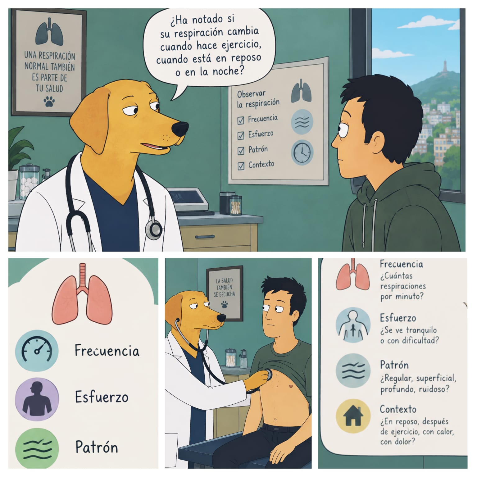 Un minuto de observación: el valor clínico de contar respiraciones